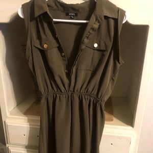 Olive green dress